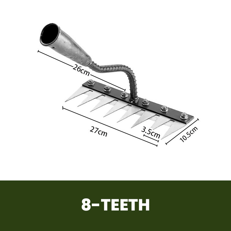 5/6/7/8 Teeth Carbon Steel Garden Weeding Rake(50% OFF)
