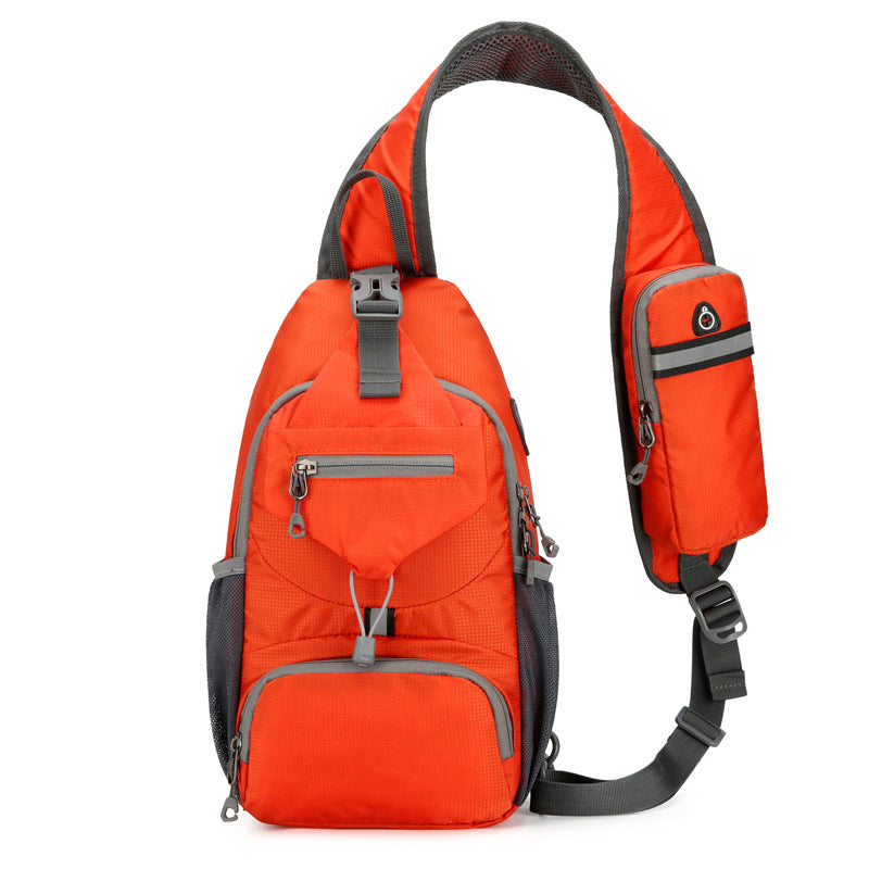 ๐ 50% OFF NOW! ๐ง Men's Outdoor Sling Bag โ Multi-Pocket, Water-Resistant & Breathable โ Perfect for Travel & Daily Use โจ