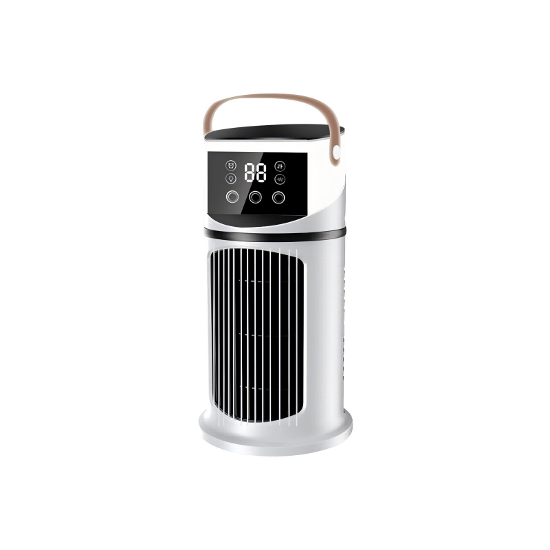 🏆LAST DAY SALE 50% OFF🔥Mist Humidifier Cold Fan, Air Cooler, 9 Speed Settings + Three-Hole Spray, 8-Hour Timer