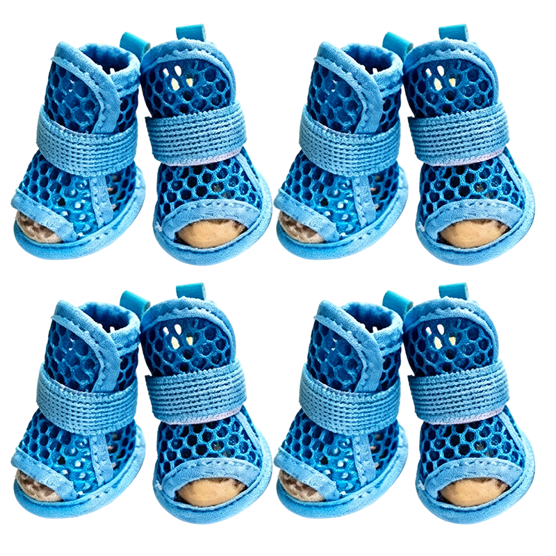 🐾☀️ 50% OFF! 🐕Lightweight Mesh Anti-Slip Pet Dog Boots – Breathable Summer Sandals for All Terrain Use