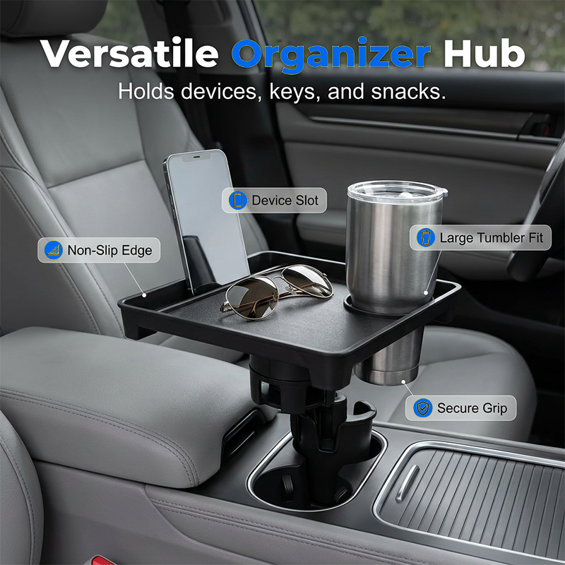 ⏰ Limited Time 50% OFF✨Car Cup Holder Expander with Tray