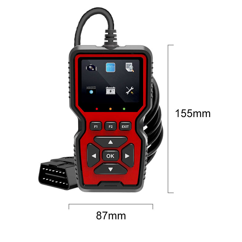 2026 New Arrivals|OBD2 Car Engine Diagnostic Scanner, Read & Clear Fault Codes, Compact DIY Auto Tool