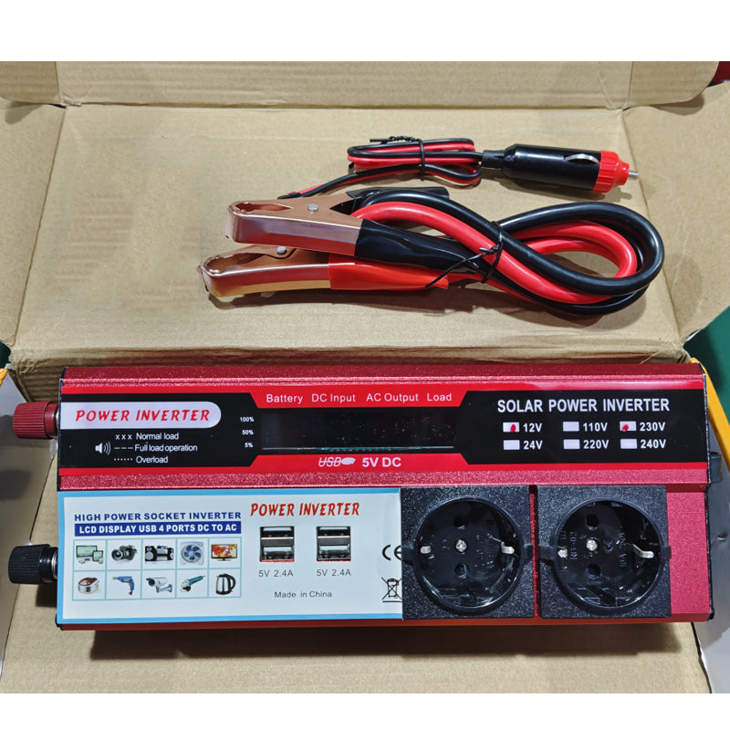⏰🔥LIMITED TIME 50% OFF!🔥High-Power 12V to 230V Car Power Inverter