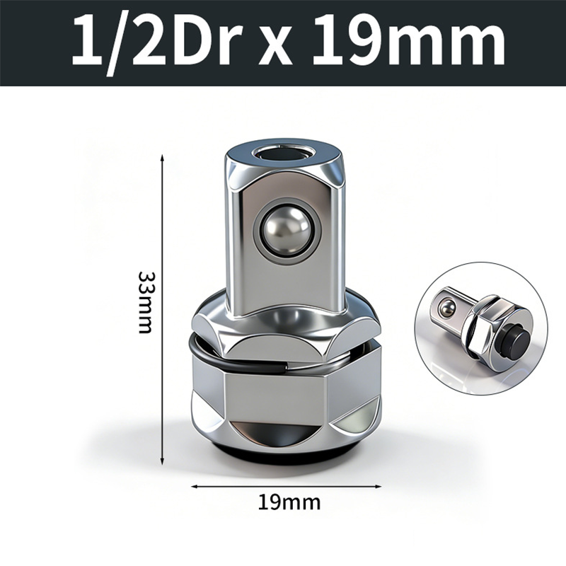🔧 2026 Sale — Over 23,700 Sold! 🔩 CR-V Steel Ratchet Wrench Adapter Socket Converter Set