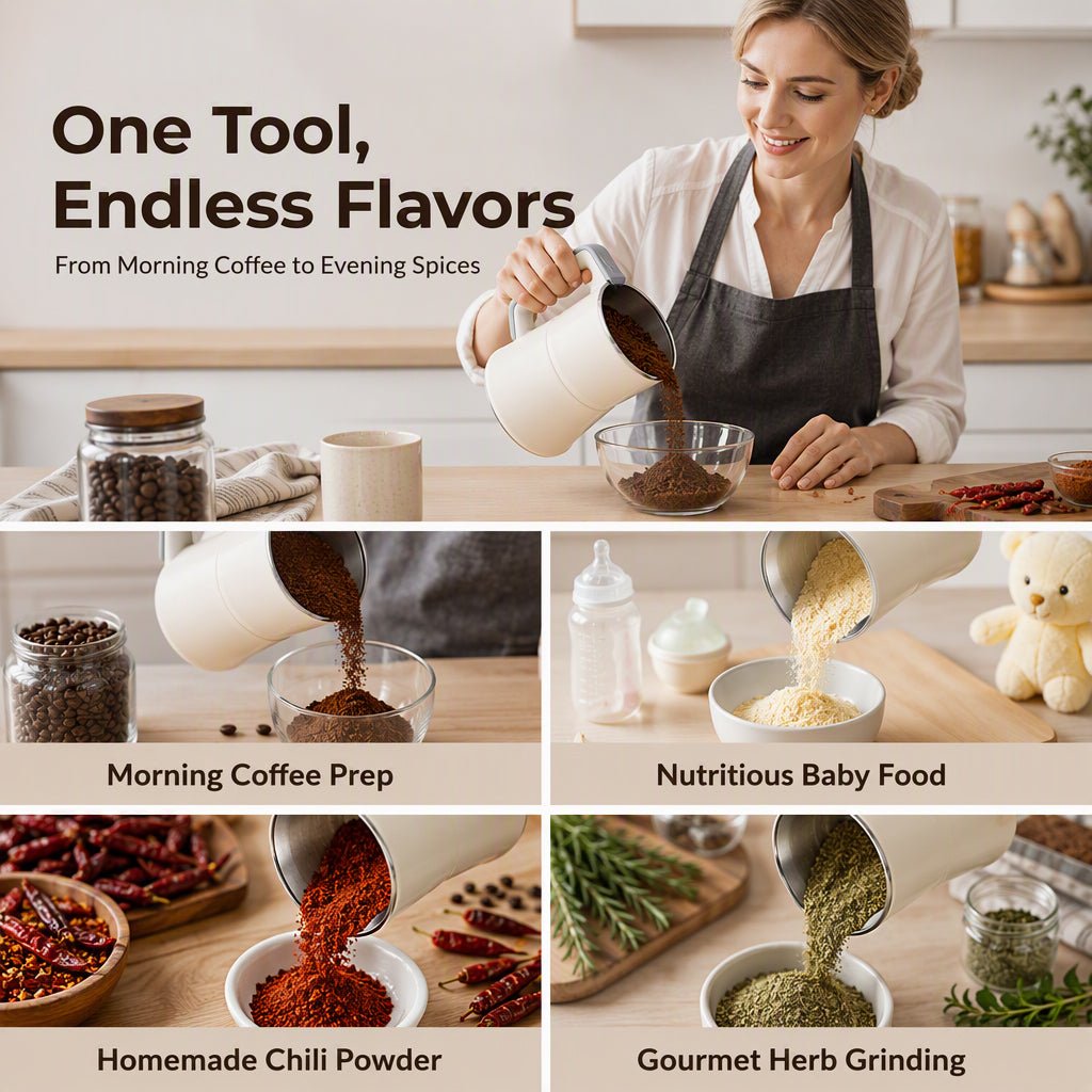 Multifunctional Electric Powder Grinder
