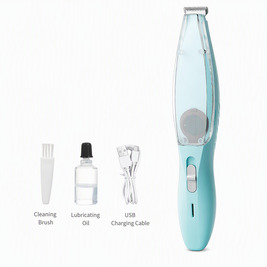 🐾 50% OFF! ✨ Low Noise Pet Grooming Kit – Dual Motor Vacuum Clippers, Safe Rounded Blades & Powerful Vortex Suction – Mess-Free Hair Capture for Cats & Dogs ✂️