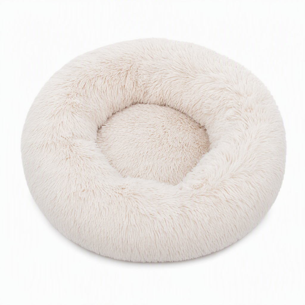 Round Cozy Plush Pet Nest