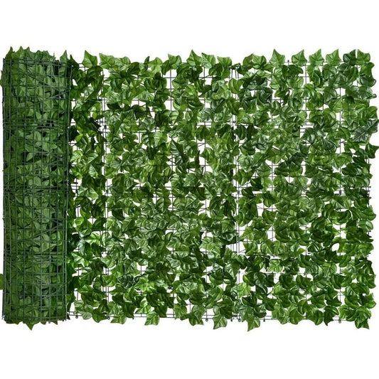 Fence with Artificial Leaves (Decorative fence 3 m long)