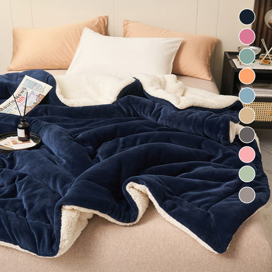 [Winter Gift] Double Layer Thickened Lamb Plush Blanket（50% OFF）