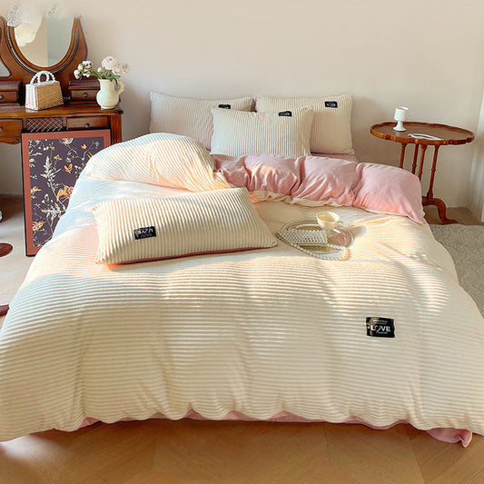 🔥Free shipping🔥 Luxury Soft Solid Color Bedding 4-pices-Set（50% OFF）