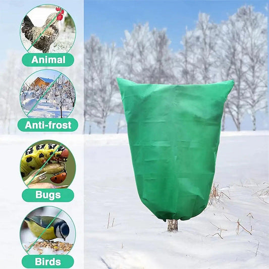 Plant Thickened Drawstring Bag Freeze Protection Covers（50% OFF）