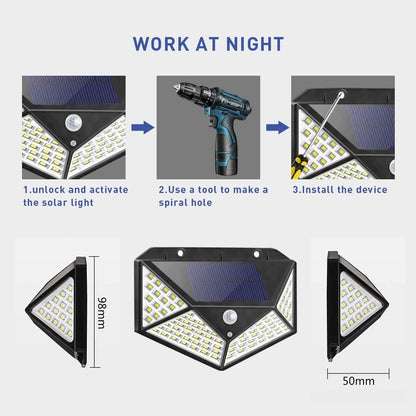 Home and Garden Solar Courtyard Lights