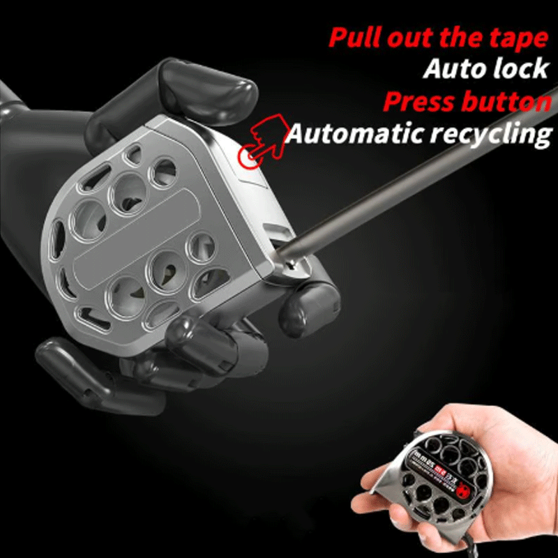 Stainless Steel Measuring tape With Magnetic AutoLock Waterproof Portable Ruler