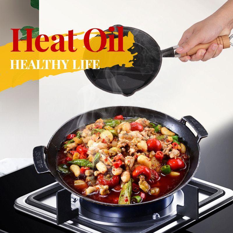 🥞Small‑Batch Cooking Hassle?🔥50% OFF｜Healthy 10cm Mini Cast Iron Non‑Stick Pan, All Stoves Compatible ✨🍳