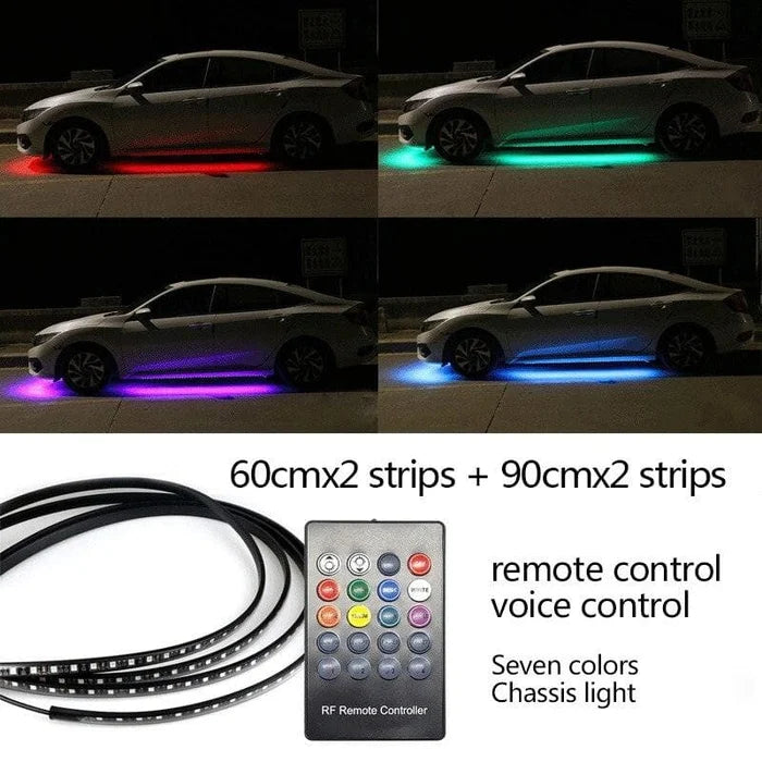 Car Chassis Flexible RGB Waterproof LED Strip Lights