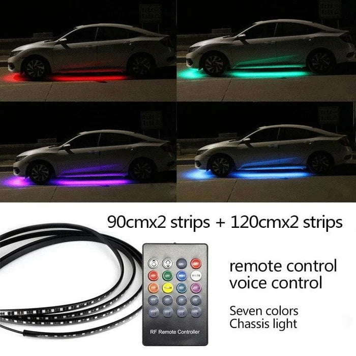 Car Chassis Flexible RGB Waterproof LED Strip Lights