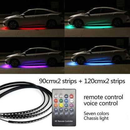 Car Chassis Flexible RGB Waterproof LED Strip Lights