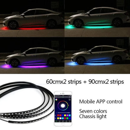 Car Chassis Flexible RGB Waterproof LED Strip Lights