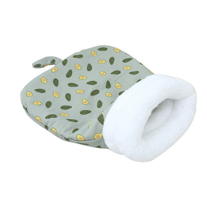📢 50% OFF! ✨ Plush Cave-Style Pet Sleeping Bag – Semi-Enclosed Cozy Design Gives Cats Sheltered Tucked-Away Resting Spot, Soft Plush Comfort, Hooded Shape Blocks Indoor Drafts & Easy-Care Washable – 4 Patterns Multiple Sizes 🐱