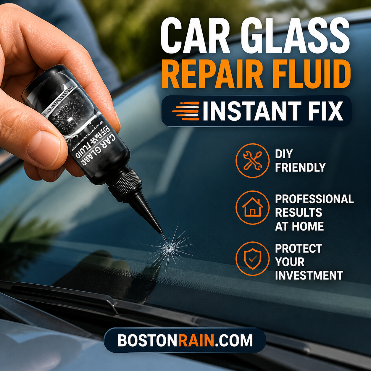 🔥Limited Time Promotion 50% OFF🔥Fast-Acting Windshield Crack & Chip Repair Kit