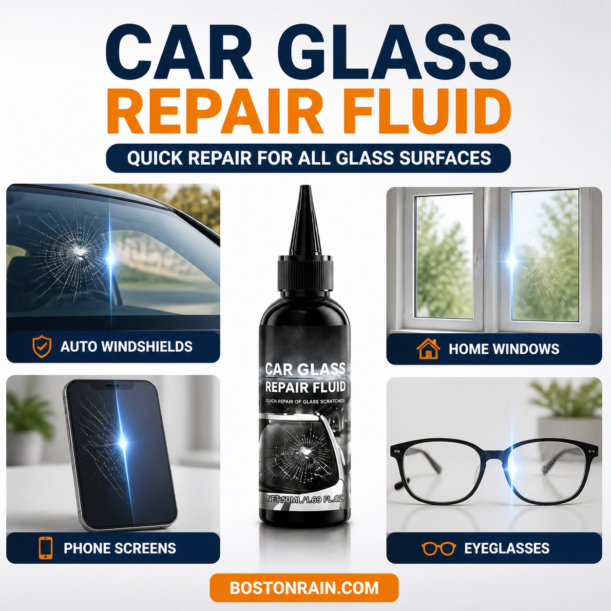 🔥Limited Time Promotion 50% OFF🔥Fast-Acting Windshield Crack & Chip Repair Kit