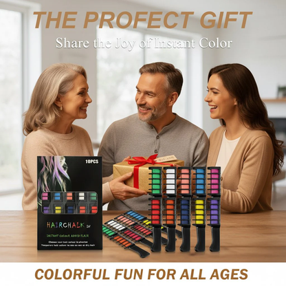 📢📢Buy 2 Get 1 Free⏰Temporary Hair Dye Chalk Comb- Cruelty Free🪮