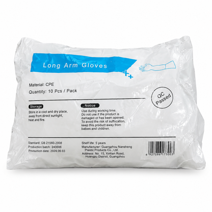 ⏳ 50% OFF! ✨ Disposable Long-Cuff Cleaning Gloves – Extended Sleeve Coverage for Splash-Prone Chores, Lightweight Film Construction, Gathered Cuff Fit & Lower-Forearm Protection – 20/50/100 Pack 🧤
