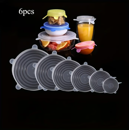 🥣 LIMITED‑TIME 50% OFF! 🫙 Adpartner Silicone Lids for Food Storage (6-Pack) ♻️