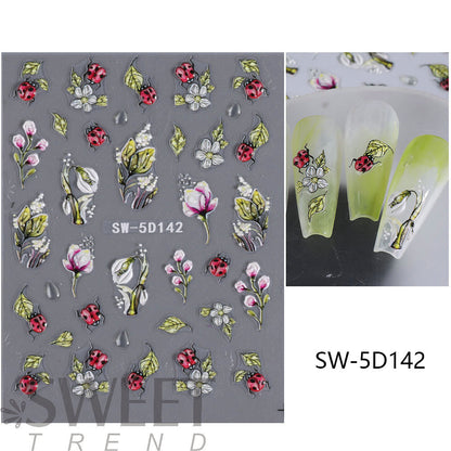 🔥Buy 1 Get 1 Free💅5D Floral Nail Stickers