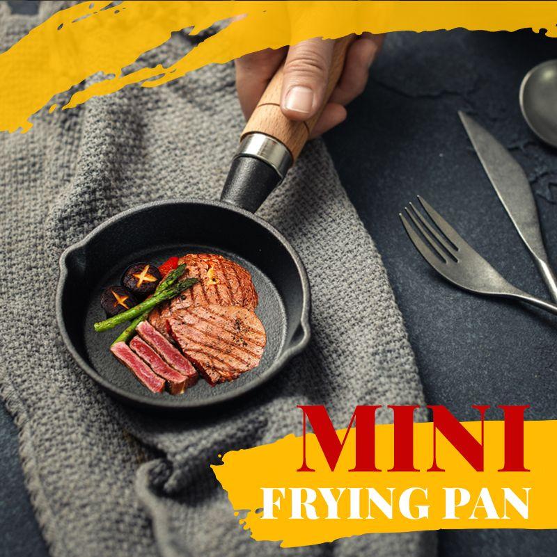 🥞Small‑Batch Cooking Hassle?🔥50% OFF｜Healthy 10cm Mini Cast Iron Non‑Stick Pan, All Stoves Compatible ✨🍳