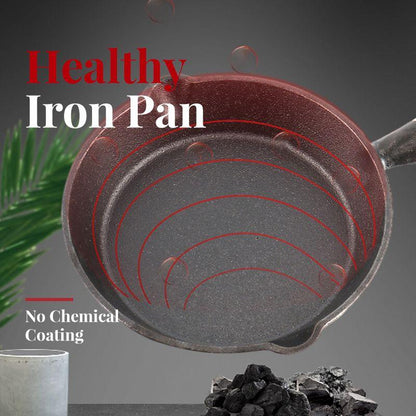 🥞Small‑Batch Cooking Hassle?🔥50% OFF｜Healthy 10cm Mini Cast Iron Non‑Stick Pan, All Stoves Compatible ✨🍳