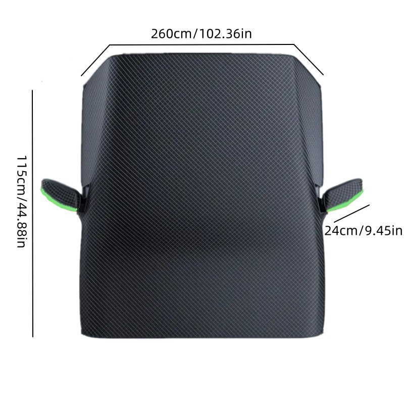 📢📢50% OFF !! ⏰Windshield Anti-Snow & Anti-Frost Cover with Mirror Protection – Ready-to-Drive in Any Weather!