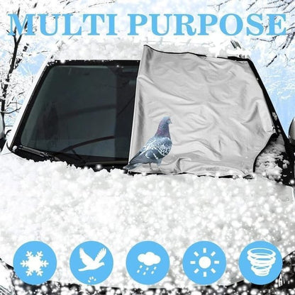 📢📢50% OFF !! ⏰Windshield Anti-Snow & Anti-Frost Cover with Mirror Protection – Ready-to-Drive in Any Weather!