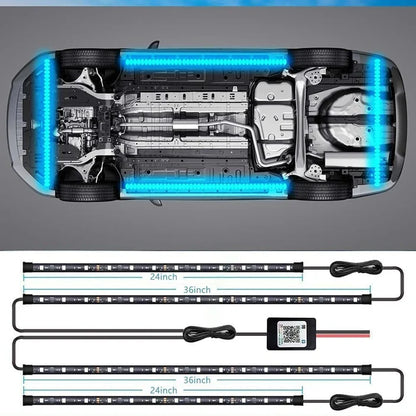 Car Chassis Flexible RGB Waterproof LED Strip Lights