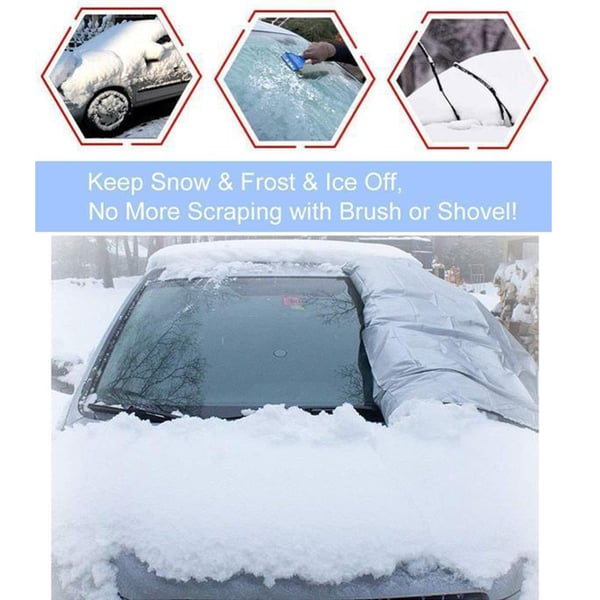📢📢50% OFF !! ⏰Windshield Anti-Snow & Anti-Frost Cover with Mirror Protection – Ready-to-Drive in Any Weather!