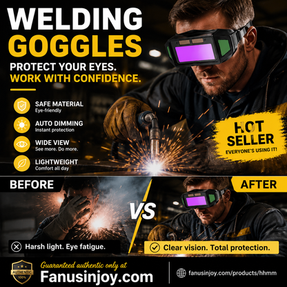 ⏳Time-Limited Special ⏰👀Professional Tools for Greater Safety & Convenience 🔥2026 New Burning Welding Eye Protection Glasses