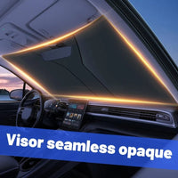 ☀️ 50% OFF NOW! 🚗 Windshield Sunshade – UV Protection, Foldable & Includes Steering Wheel Cover & Pouch 🛡️