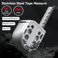 Stainless Steel Measuring tape With Magnetic AutoLock Waterproof Portable Ruler