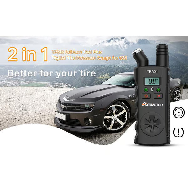 🚗 LIMITED‑TIME 50% OFF! ⚡ TPMS 2‑in‑1 Relearn Tool & Digital Tire Pressure Gauge – Practical, Accurate, User‑friendly ✨
