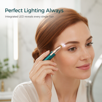 🔥Buy 2 Get 1 Free✨ Precision Brow Trimmer Pen – LED Light Electric Eyebrow Shaper For Effortless Grooming