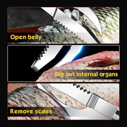 🔪🐟Stainless Steel 3 In 1 Fish Maw Knife