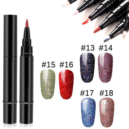 💅⭐Limited Time Buy 1 Get 1 Free! ✨One Step Nail Gel Pen🎨Free handheld mini UV nail lamp💡