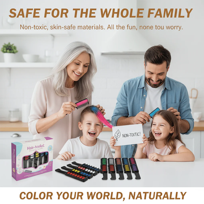 📢📢Buy 2 Get 1 Free⏰Temporary Hair Dye Chalk Comb- Cruelty Free🪮