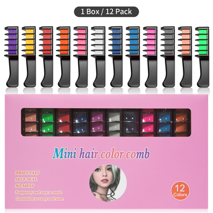 📢📢Buy 2 Get 1 Free⏰Temporary Hair Dye Chalk Comb- Cruelty Free🪮