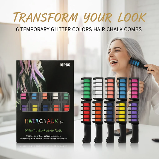 📢📢Buy3 Get 1 Free⏰Temporary Hair Dye Chalk Comb- Cruelty Free🪮