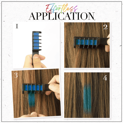 📢📢Buy 2 Get 1 Free⏰Temporary Hair Dye Chalk Comb- Cruelty Free🪮