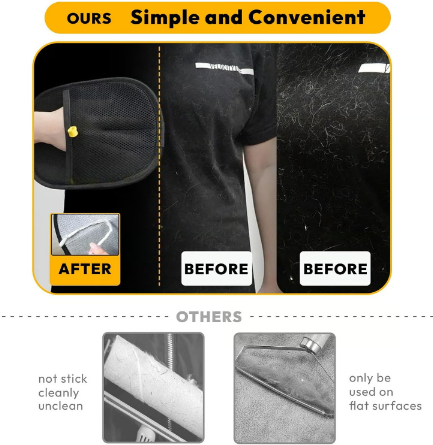 🐾 50% OFF! ✨ Pet Hair Remover Gloves – Double-Sided Silicone Bristles, Ergonomic Non-Slip Fit & Washable Reusable – Remove Fur from Sofas, Clothes & Carpets in Seconds 🧤