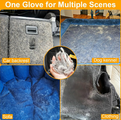 🐾 50% OFF! ✨ Pet Hair Remover Gloves – Double-Sided Silicone Bristles, Ergonomic Non-Slip Fit & Washable Reusable – Remove Fur from Sofas, Clothes & Carpets in Seconds 🧤