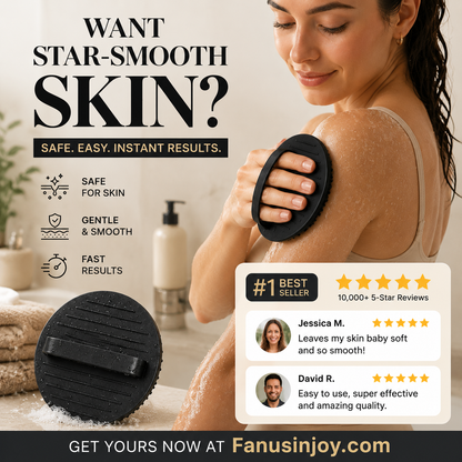 💃The secret to the smooth skin of female celebrities！Deep Exfoliating Bath Scrubber