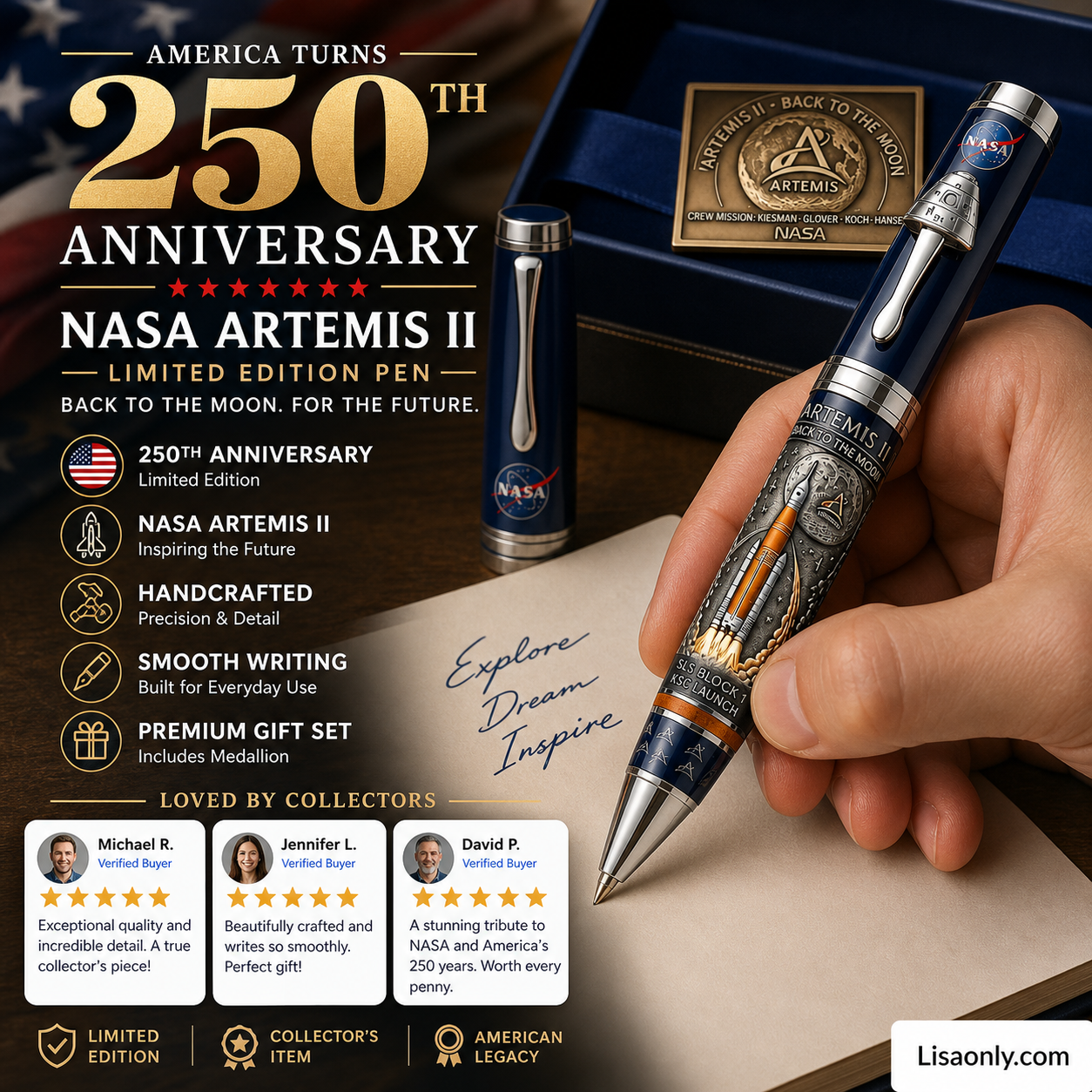 🔥Only 2,500 Exist. Yours Could Be #1.🔥250th U.S. Anniversary Pen